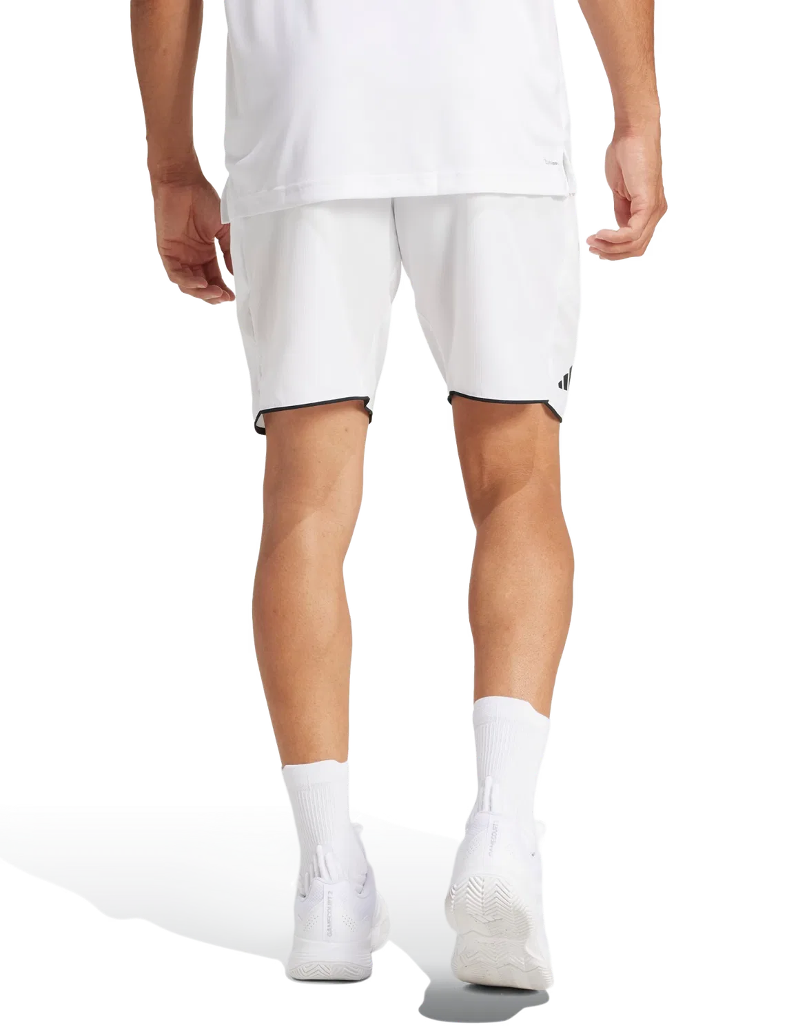 Мужские спортивные шорты с технологией Climacool Adidas, белый — фото 3