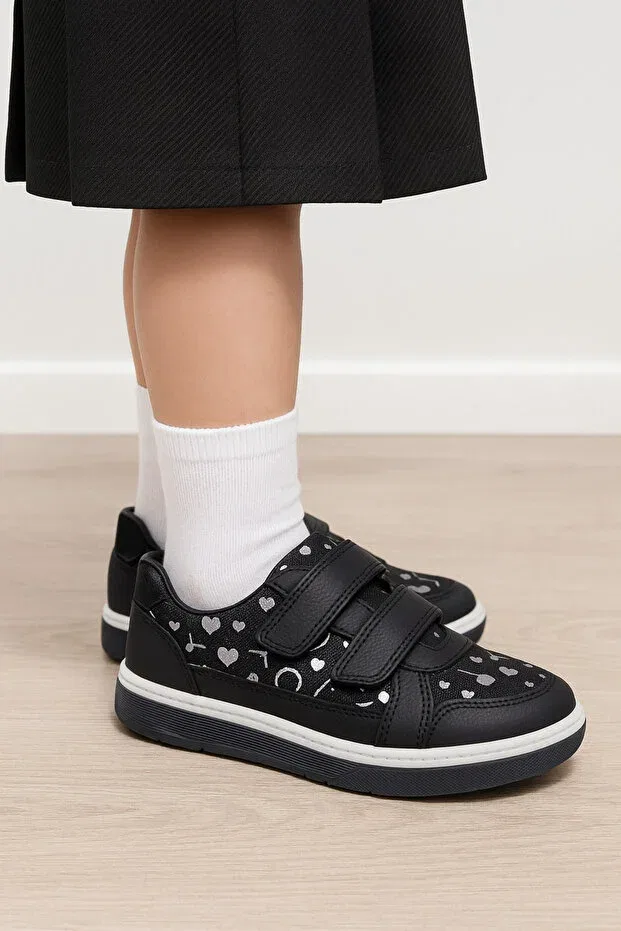 Детские туфли для девочек кожаные Jojo Kids, Black
