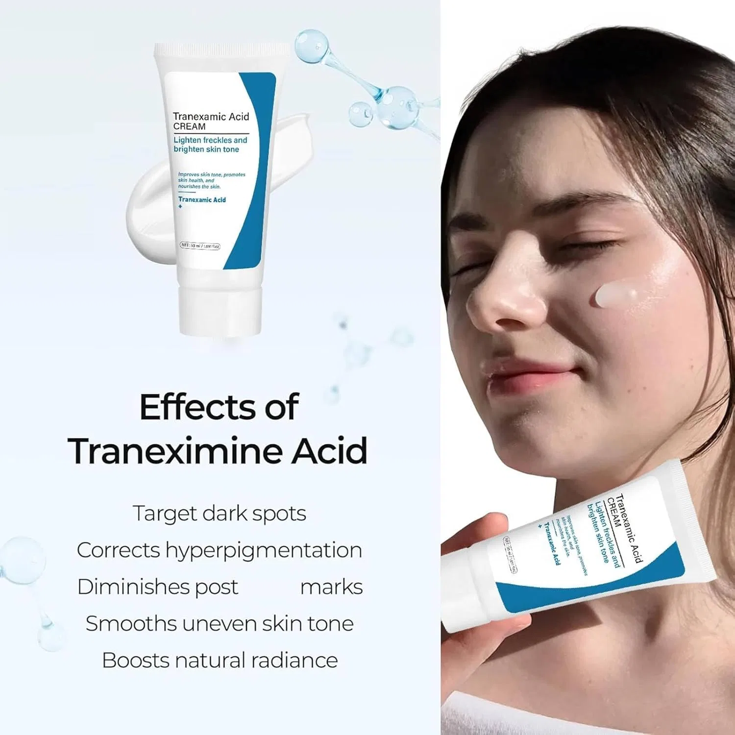 Крем от пигментных пятен с ниацинамидом и глутатионом, 50 г Generic — фото 4