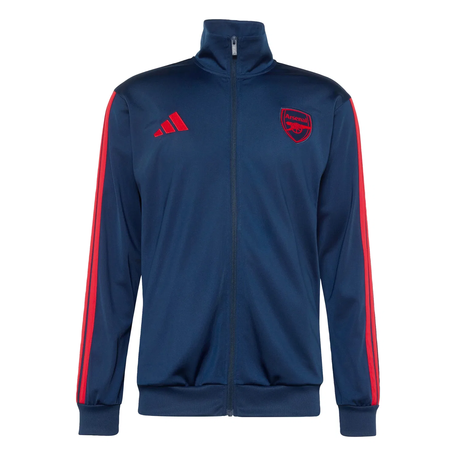 Толстовка на молнии Adidas Performance Athletic FC Arsenal DNA темно-синего цвета