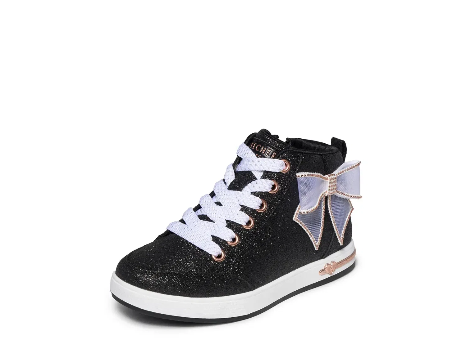 Кроссовки с блестящим верхом Street Shoutouts 2.0 Dreaming Bows, Skechers, черный — фото 2