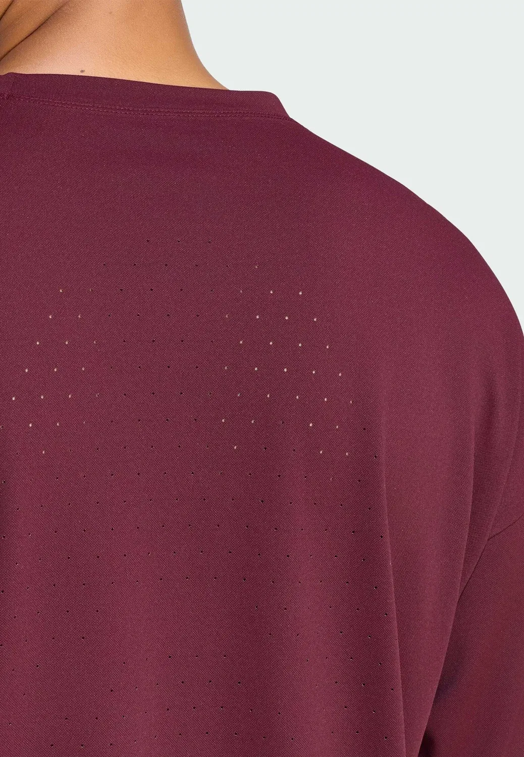 Теннисная футболка climacool+ t-shirt pro - спортивная футболка Adidas Performance, Maroon — фото 4