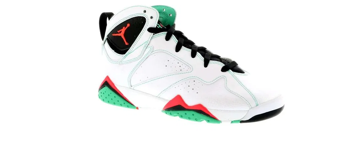 Детские кроссовки Lifestyle Jordan 7 Retro Jordan, Белый/Инфракрасный 23-Черный-Верде — фото 2
