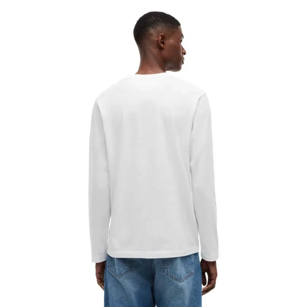 Футболка с длинным рукавом Script Stack Tommy Hilfiger, белый — фото 2