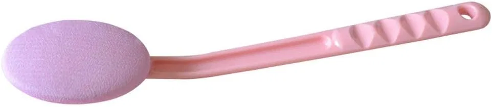 Щетка для душа с длинной ручкой, WYRKYP, 37x8 см, Pink