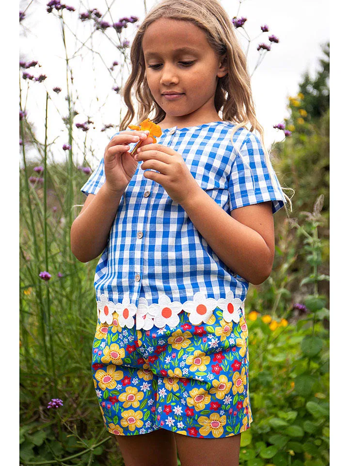 Шорты с принтом Raina Frugi, синий — фото 2