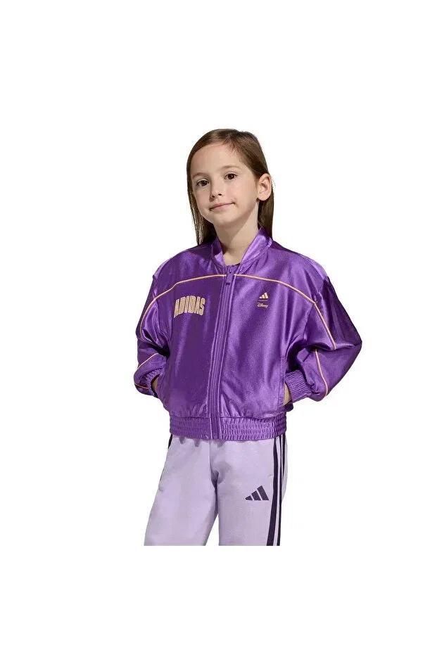 Детское худи с принтом Adidas, Purple