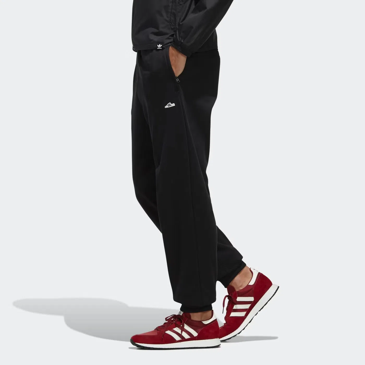 Штаны с логотипом Originals Adidas, черный — фото 4