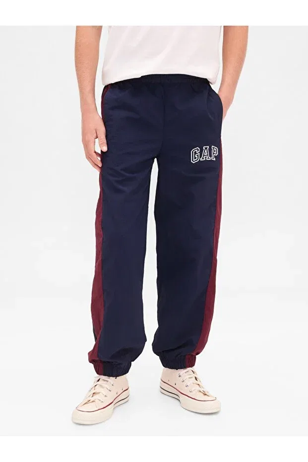 Детские спортивные штаны для мальчиков с принтом Gap, Navy Blue-001 — фото 3