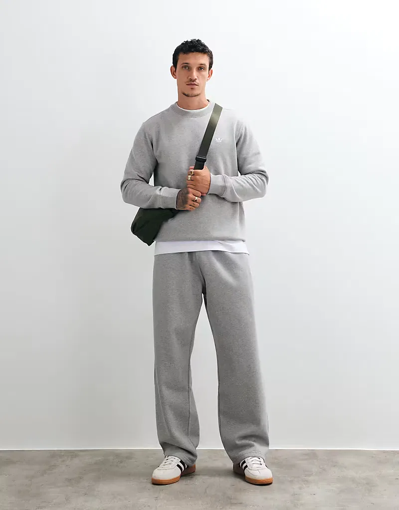 Толстовка Adidas Originals Essentials серого — фото 4