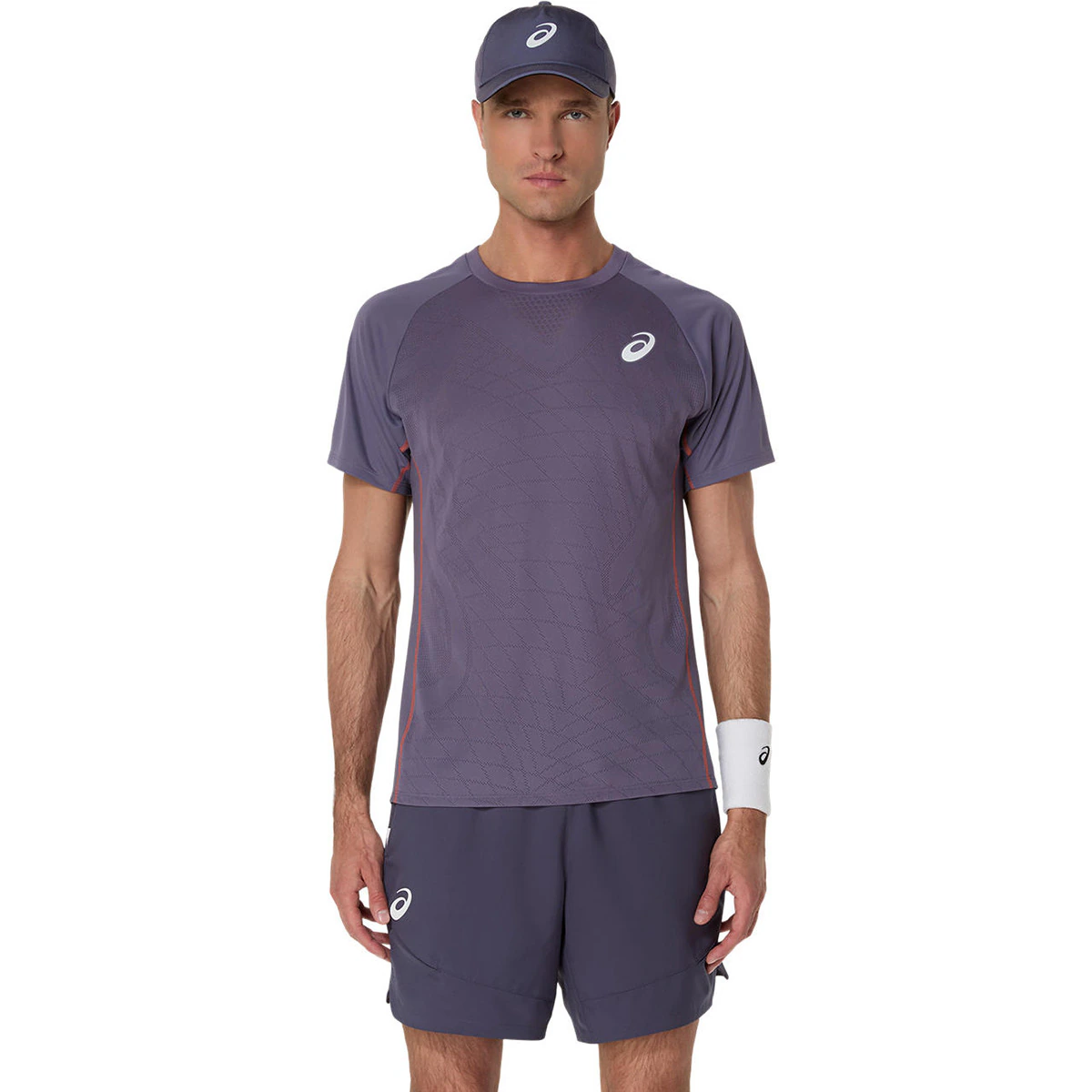 

Мужская футболка Asics Match Actibreze SS Top, фиолетовый