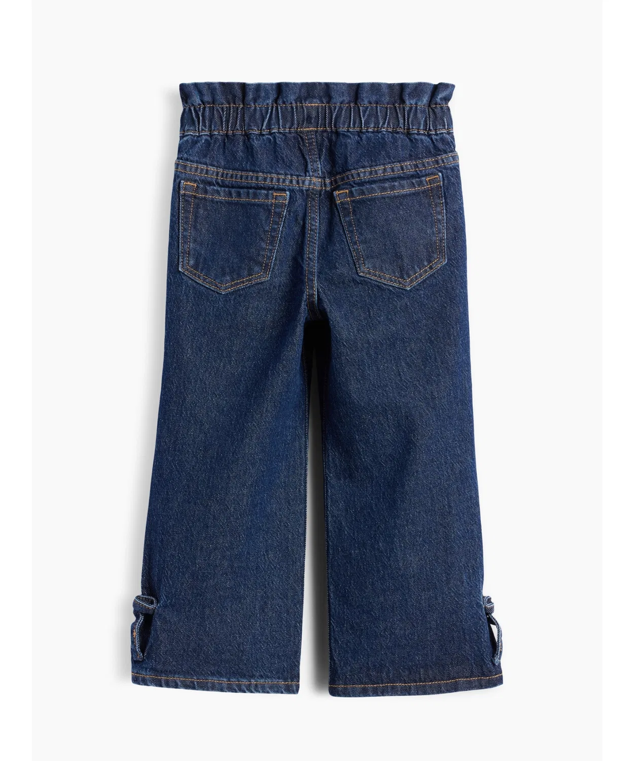 Детские джинсы с разрезом и лентой Stride Denim GAP, Indigo Blue — фото 3