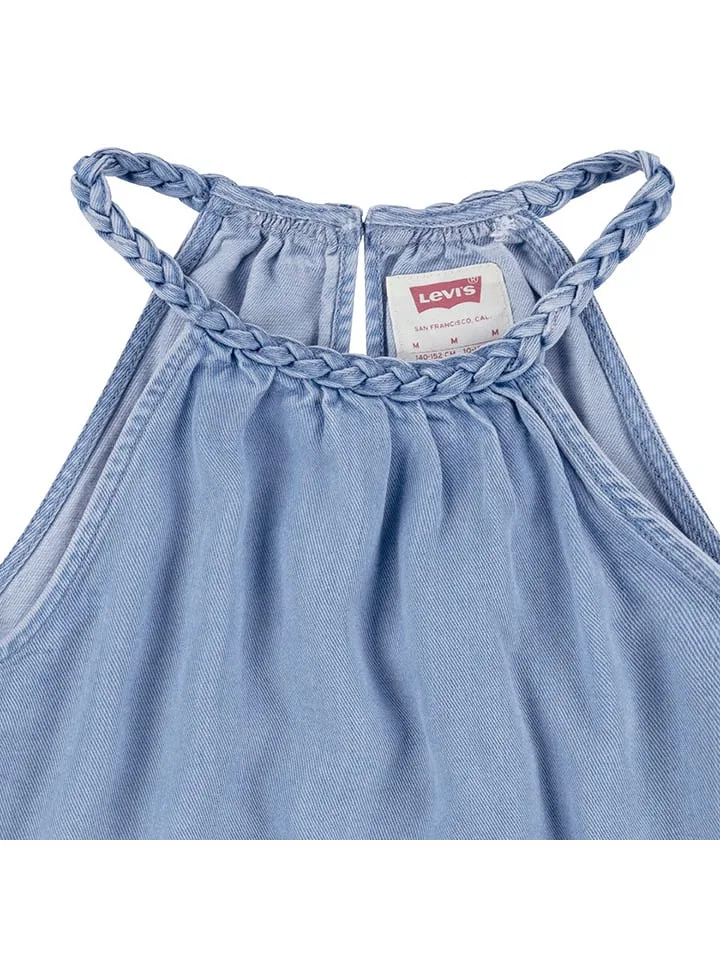 Платье в голубом цвете Levi'S Kids, голубой — фото 3