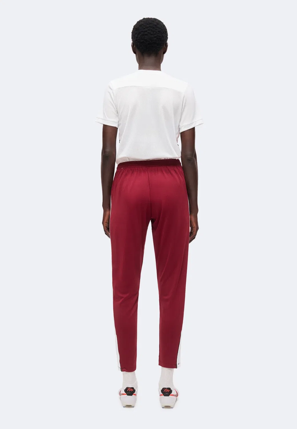 Женские футбольные штаны - спортивные брюки Nike Performance, Team Red/White — фото 3