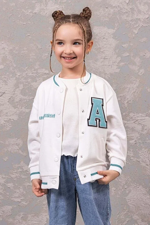 Детский кардиган для девочек с принтом Basics Ww Waka Waka Kids Store, Mint