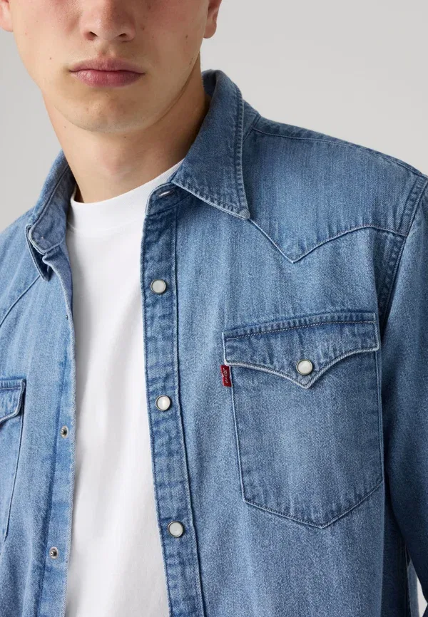 Рубашка Barstow Western Standard Levi'S, голубой — фото 4