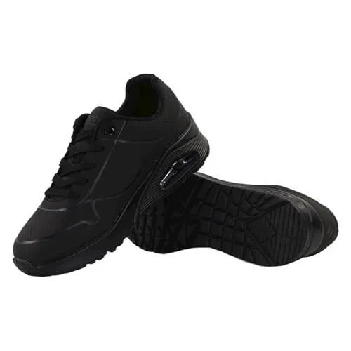 Детские повседневные кроссовки Uno Stand Skechers, Schwarz — фото 4