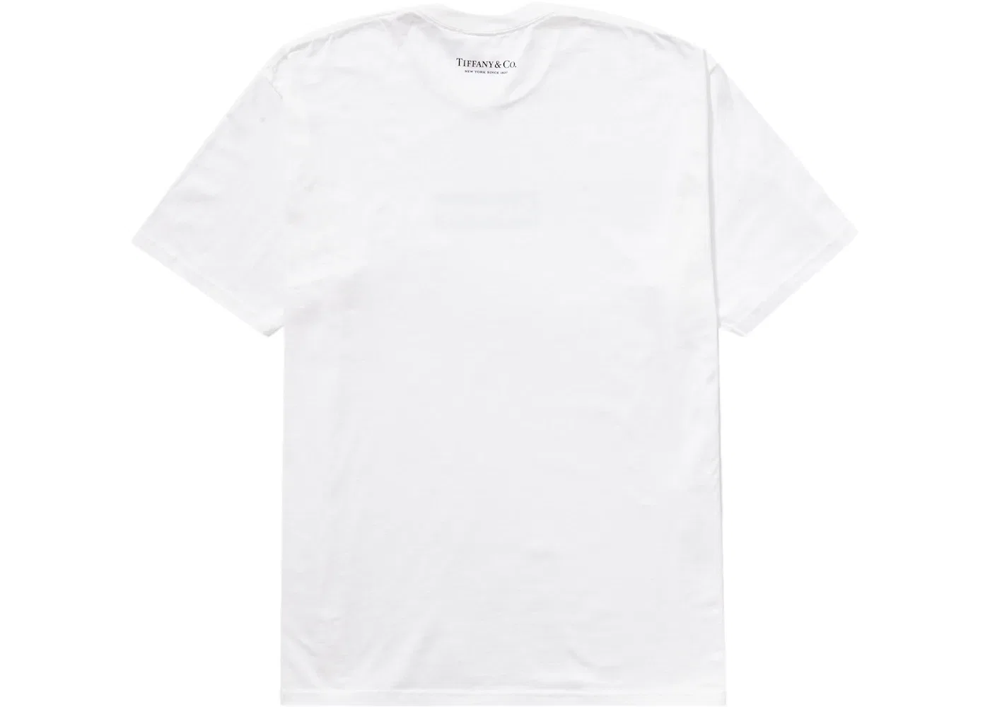 Мужская футболка с принтом Supreme Tiffany & Co. Box Logo Tee, White — фото 2