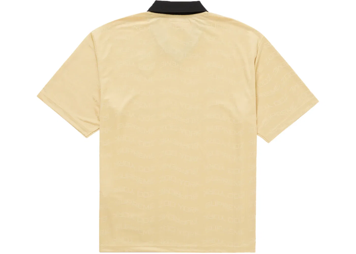 Мужская футбольная футболка с принтом Zoo York Soccer Jersey Supreme, Light Yellow — фото 2