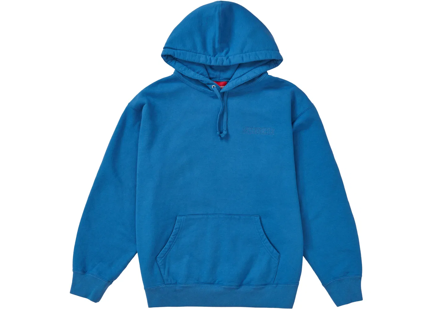 Мужской худи с принтом Supreme Smurfs Hooded Sweatshirt Supreme, Pale Royal — фото 2