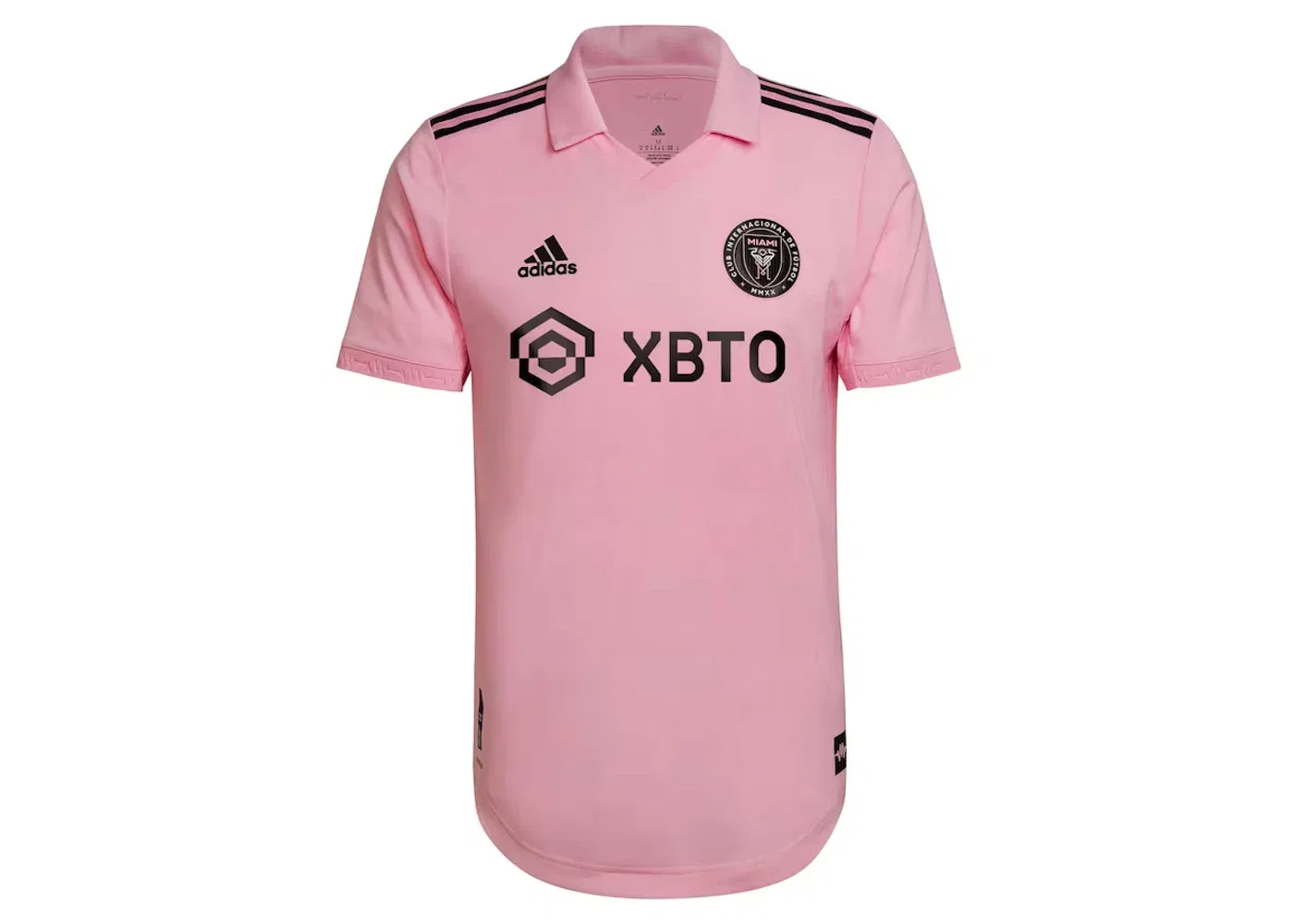 Мужская футбольная джерси с длинным рукавом Jersey Adidas, True Pink/Black