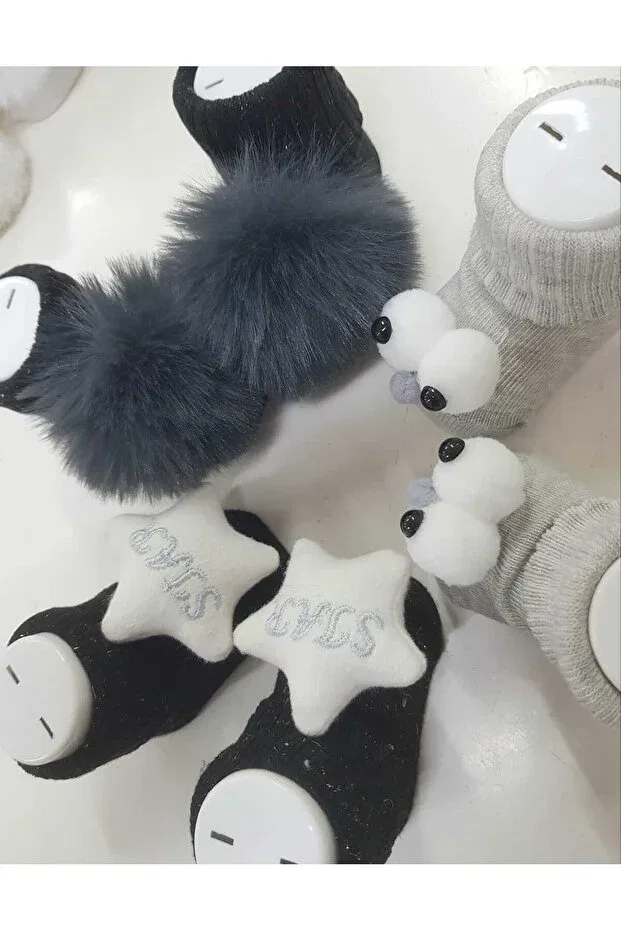 Детский комплект носков для новорожденных с аксессуарами Baby By Bumbo, Multicolor — фото 2