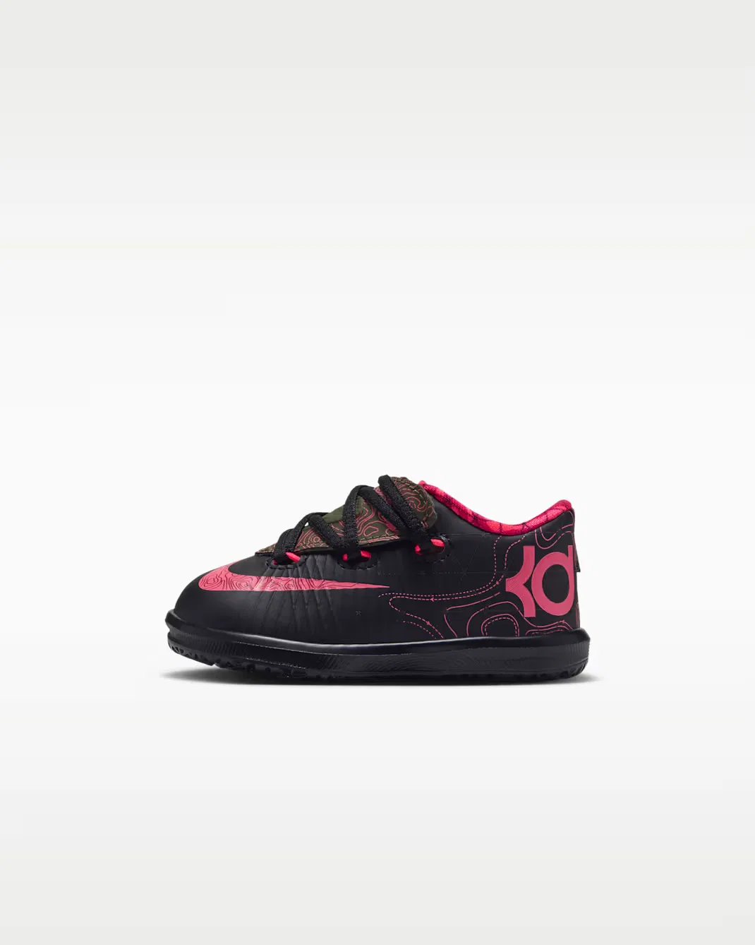 Детская/подростковая обувь KD 6 "Meteorology" Nike, Black/Medium Olive/Noble Red/Atomic Red