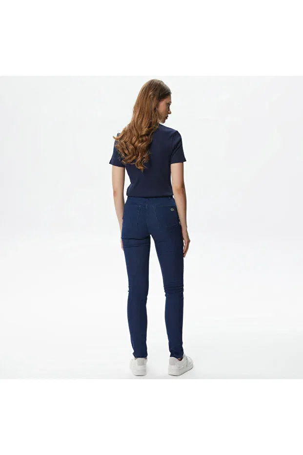 Женские джинсы скинни Lacoste, 50M-Blue — фото 2