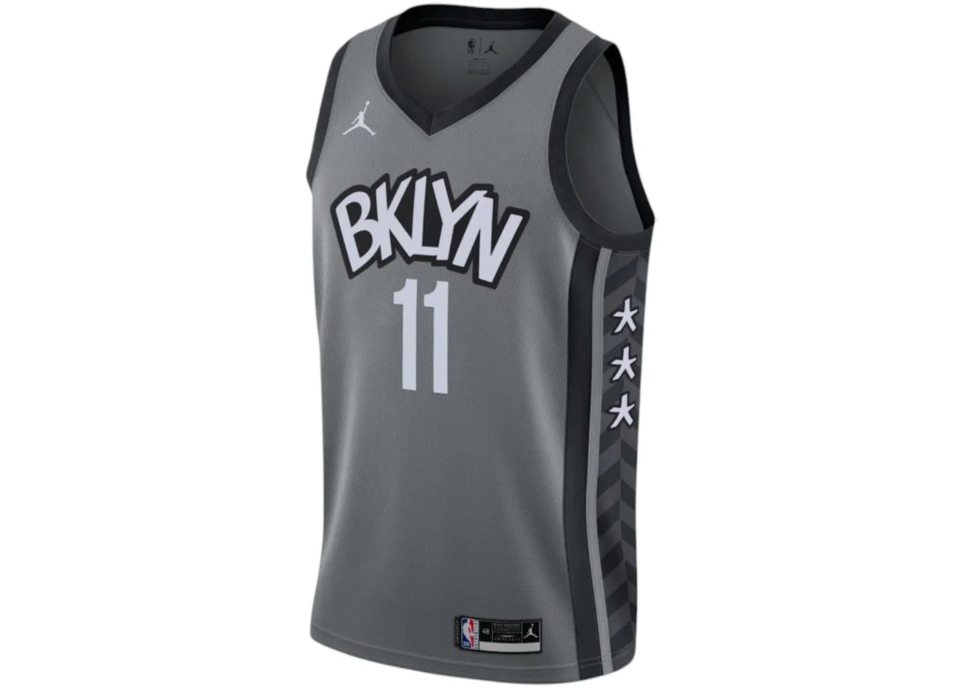 Мужская баскетбольная джерси с принтом Jersey (Asia Sizing) Nike, Grey/Black