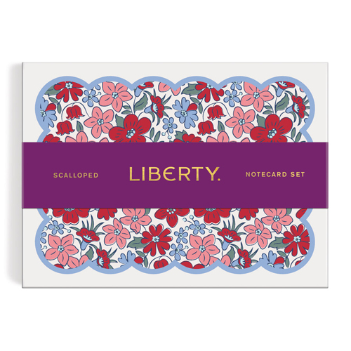 

Книга Liberty Scalloped Shaped Notecard Set
