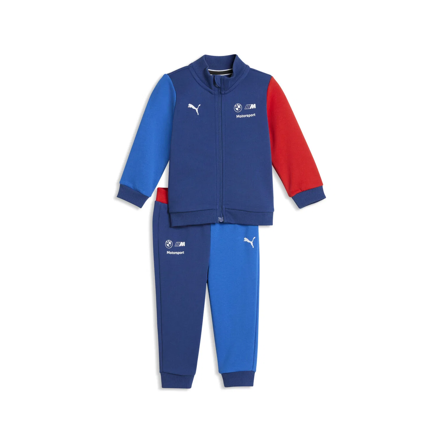 Детский спортивный костюм из футера с капюшоном BMW M MOTORSPORT Essentials Puma, Blau