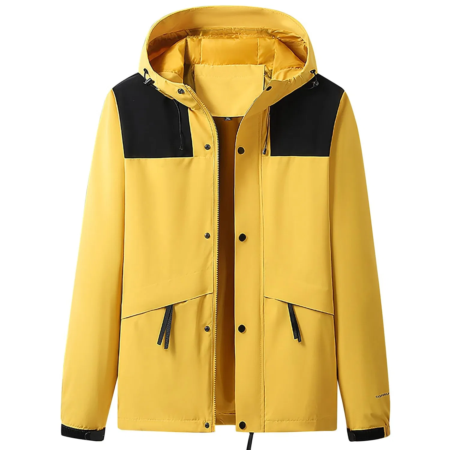 Женская ветровка с принтом Women Ski Jacket, Giallo — фото 4