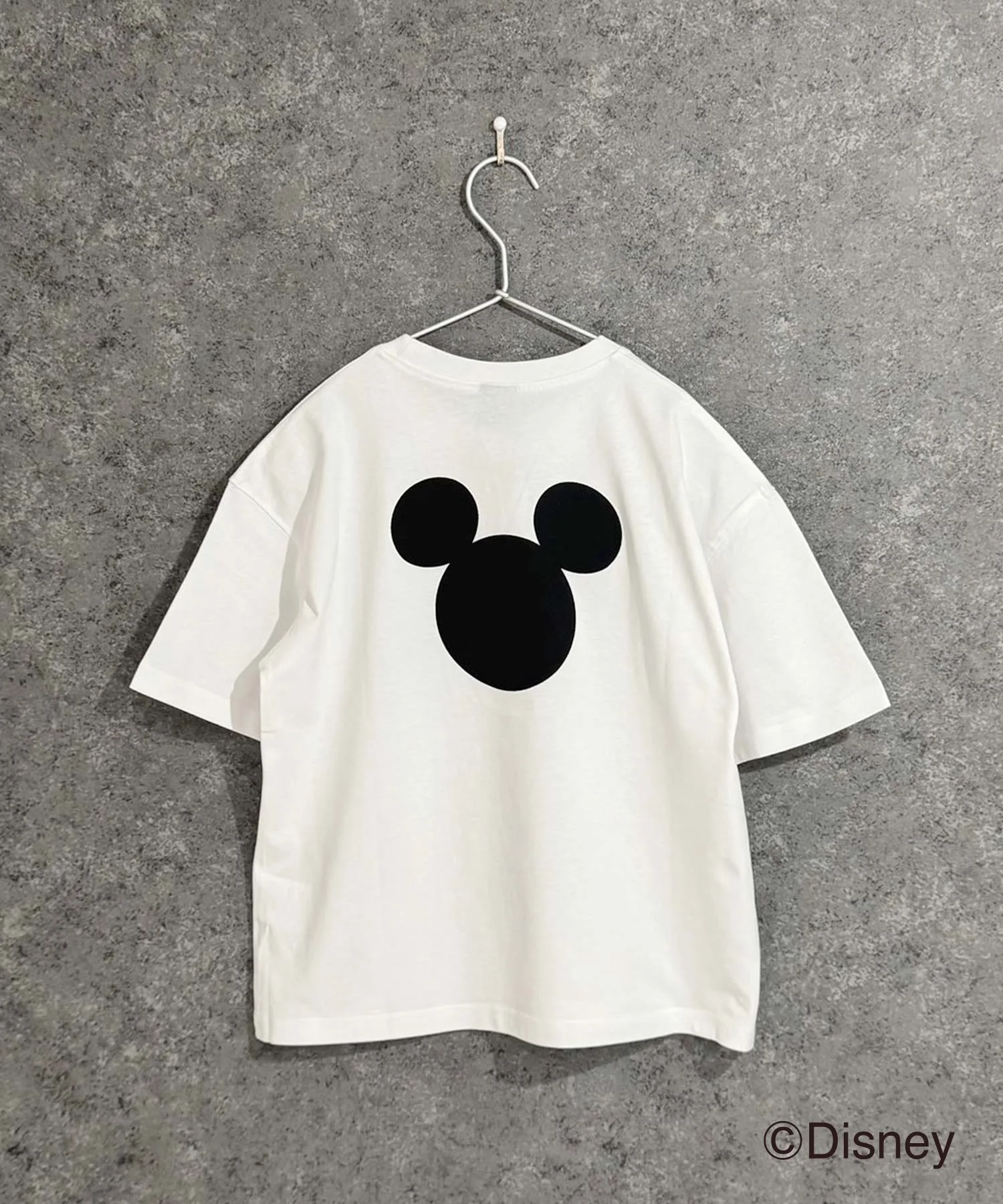 Детская футболка Disney MICKY MOUSE с принтом силуэта Микки Мауса оранжевая — фото 3