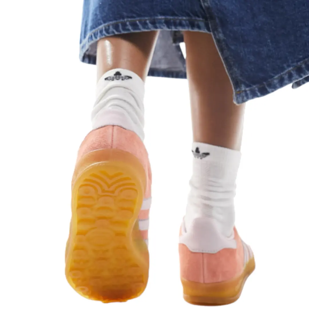 Кроссовки Adidas Originals Gazelle Indoor, розовый — фото 3