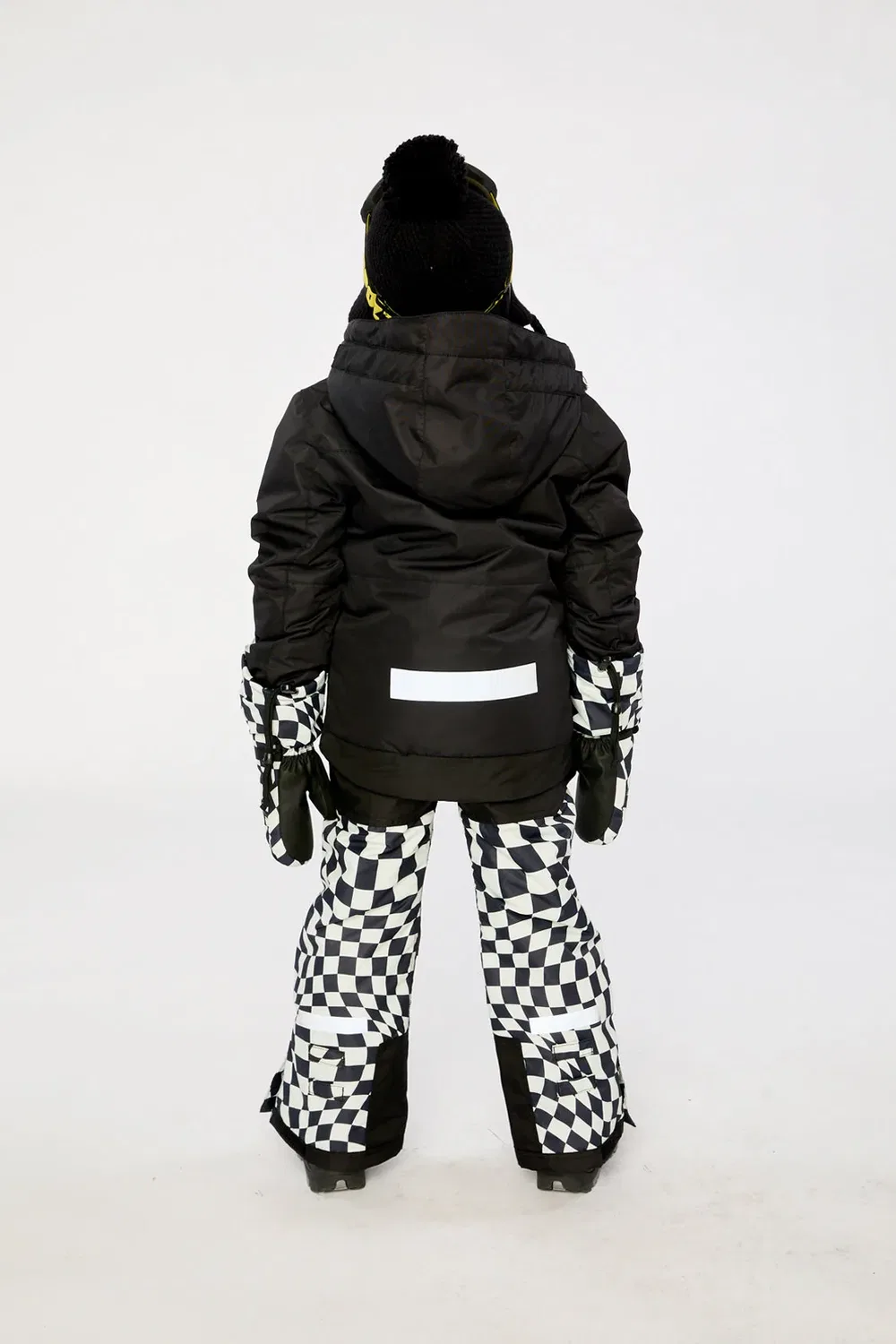 Детский комплект зимний Two Piece Teknik Snowsuit Deux par Deux, Black and White — фото 4