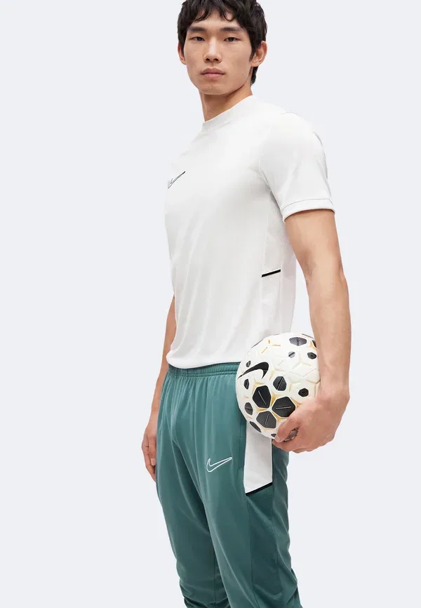 Брюки джоггеры Nike Academy Nike Performance, Smoke Grey, White Hot Punch, белый/черный — фото 4