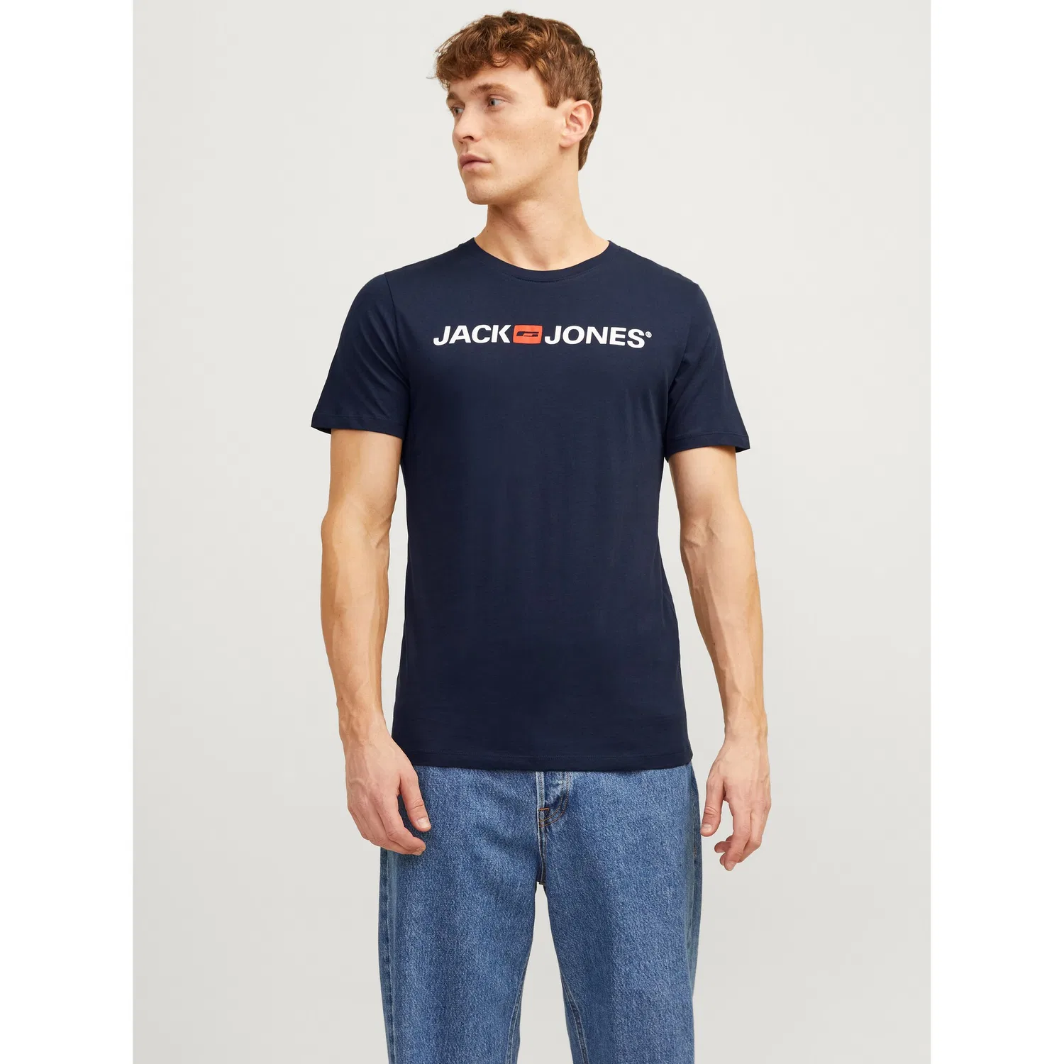 Детская футболка с принтом Jack & Jones, Navy — фото 2