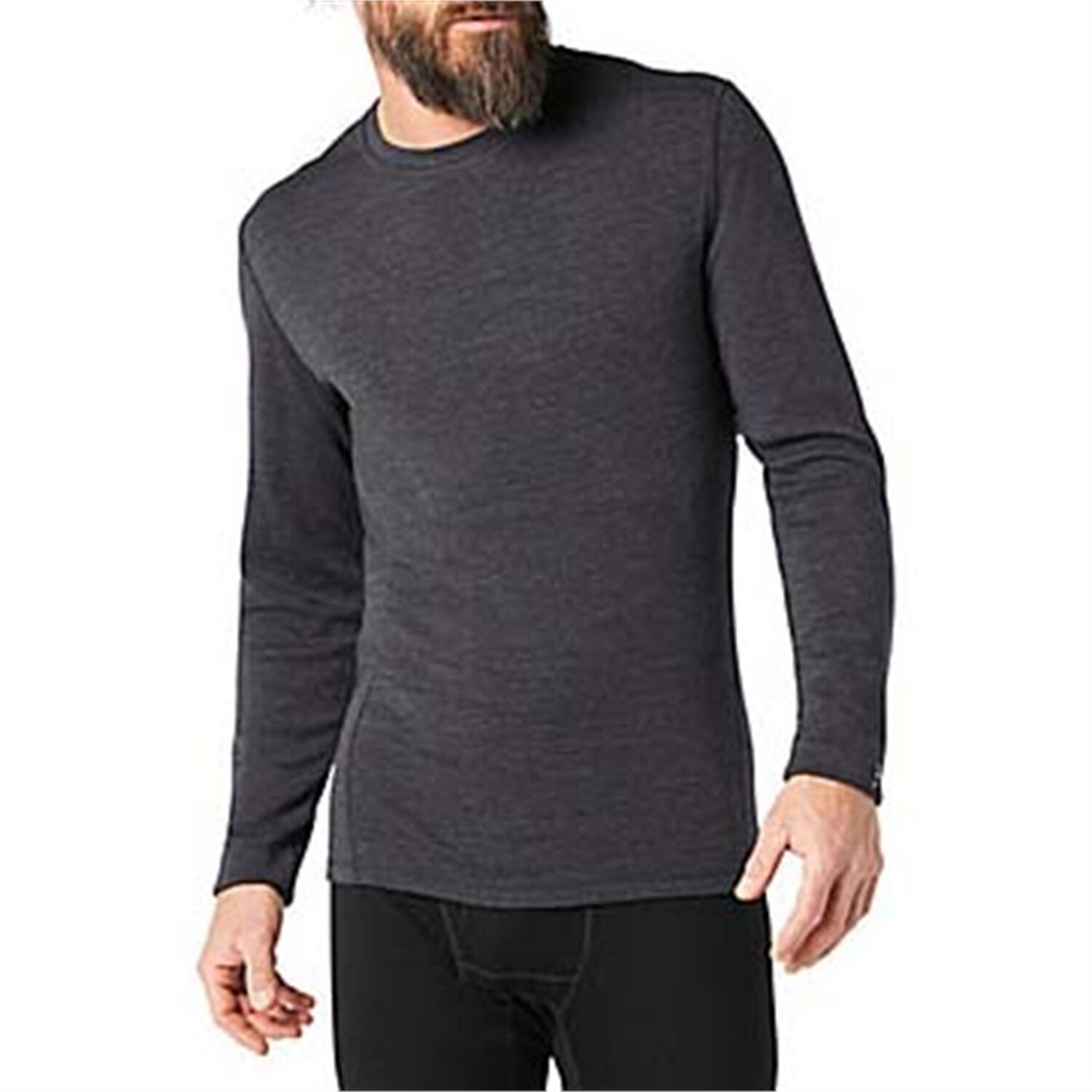 

Smartwool Классический термобелье из мериноса с круглым вырезом, уголь