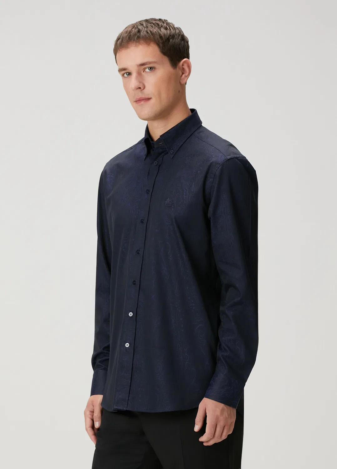 Рубашка Etro Lacivert Etnik Desenli, Etro, lacivert — фото 3