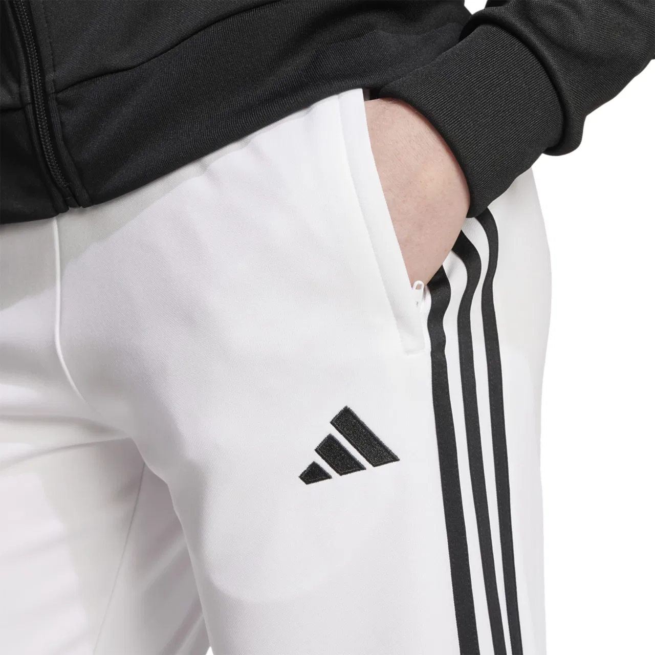 Женские тренировочные брюки Tiro 25 Essentials Adidas, белый/черный — фото 3