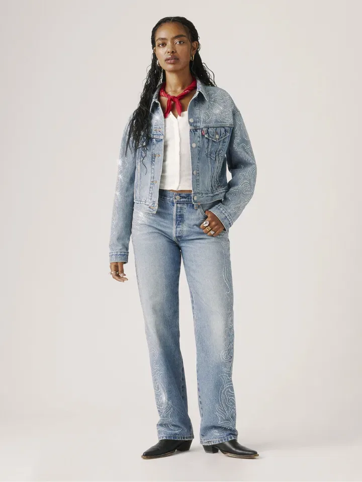 Женские джинсы прямые 501 '90S Levi's, Light Blue