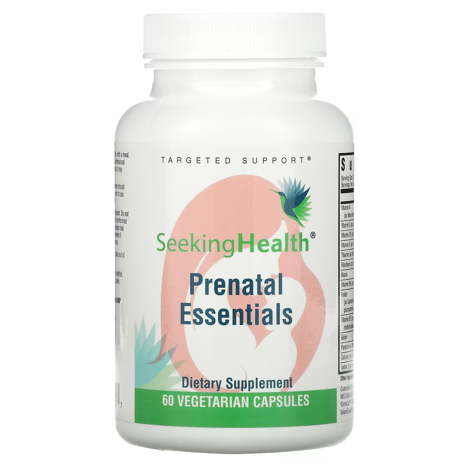 

Seeking Health, Prenatal Essentials, 60 вегетарианских капсул