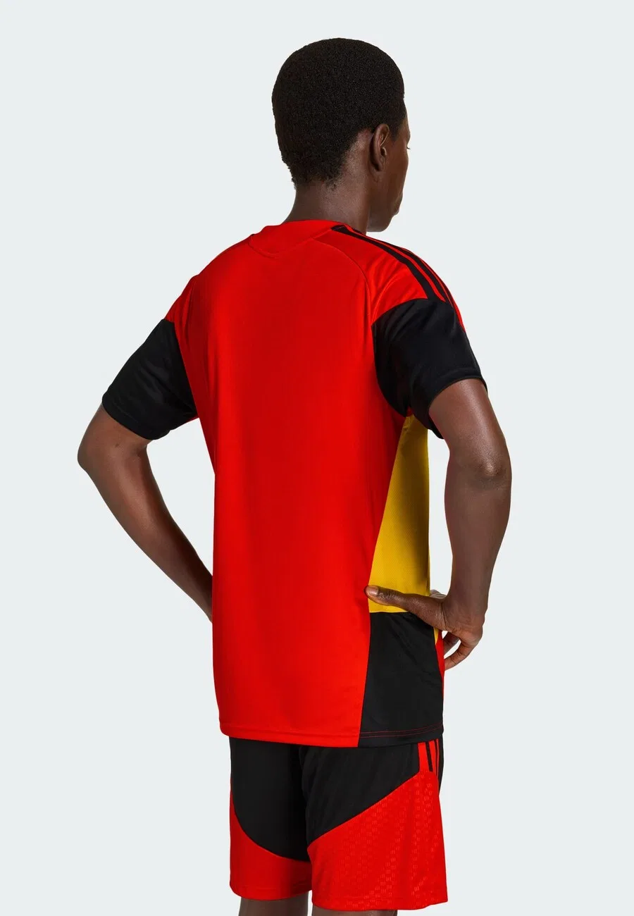 Футболка ADIDAS PERFORMANCE Performance Shirt 'Belgien 26 Tiro' красного цвета — фото 4