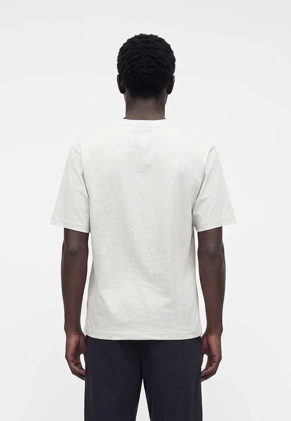 Футболка Jumpman Crew - базовая модель Jordan, Grey Heather/White — фото 3