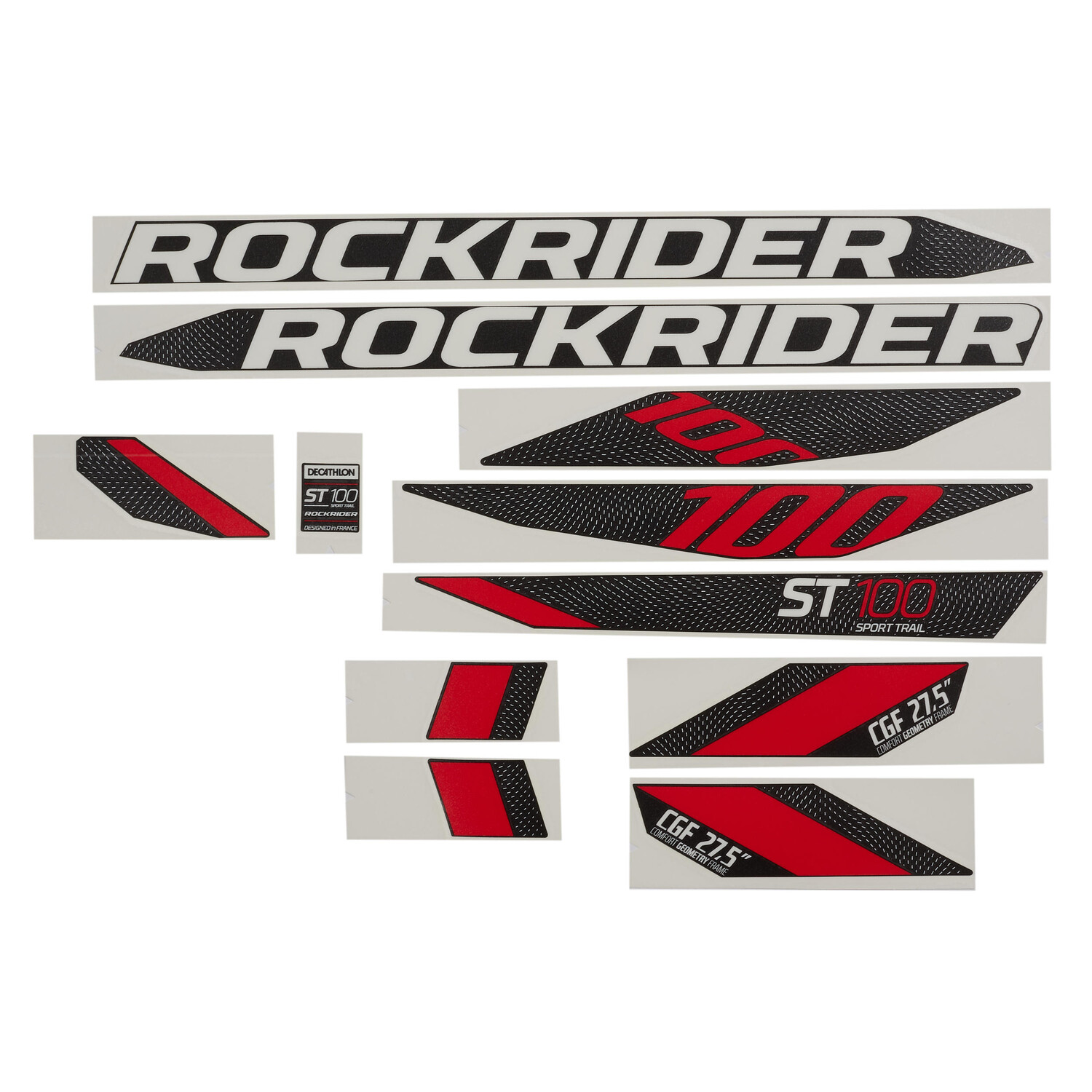 

Набор наклеек E-ST 100 черный ROCKRIDER