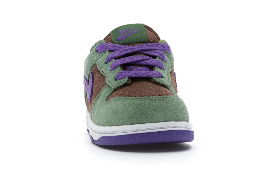 Детские кроссовки Lifestyle Nike Dunk Low Nike, Veneer/Autumn Green-Deep Purple — фото 2