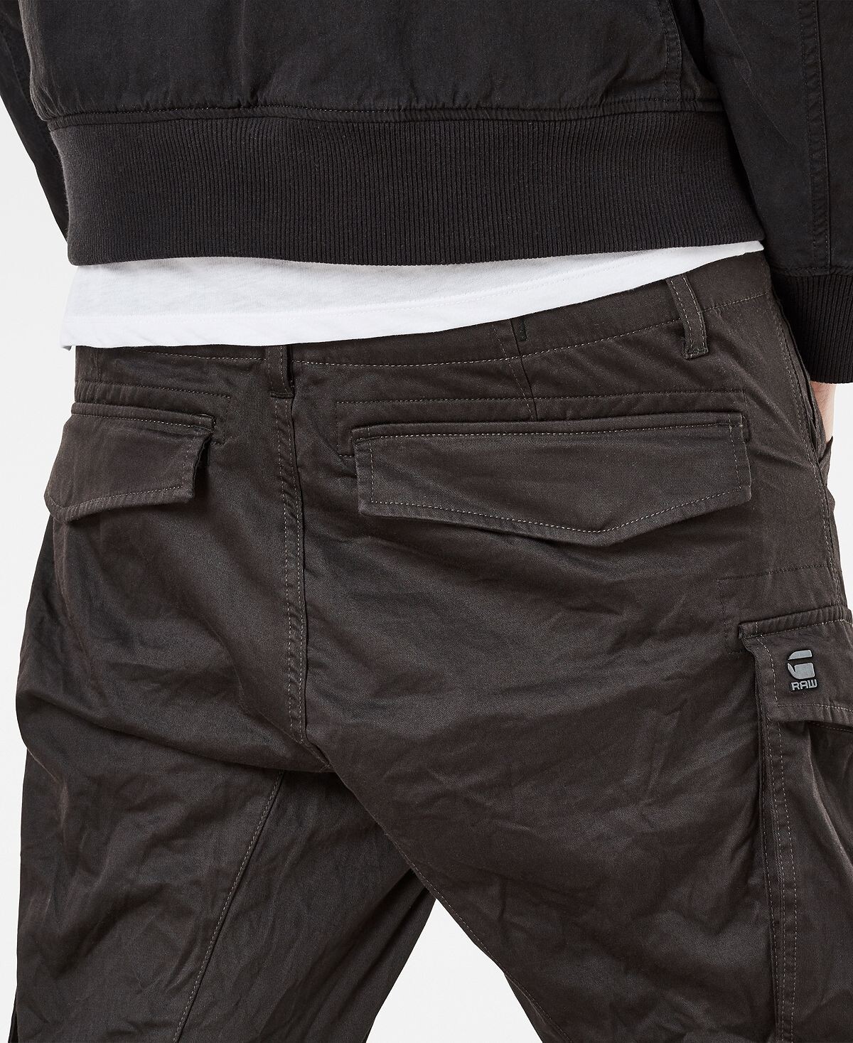 Мужские прямые зауженные брюки-карго rovic zip 3d G-Star Raw — фото 3
