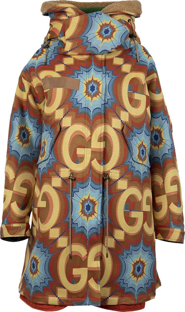 

Парка Gucci Kaleidoscope Parka 'Orange/Yellow', оранжевый
