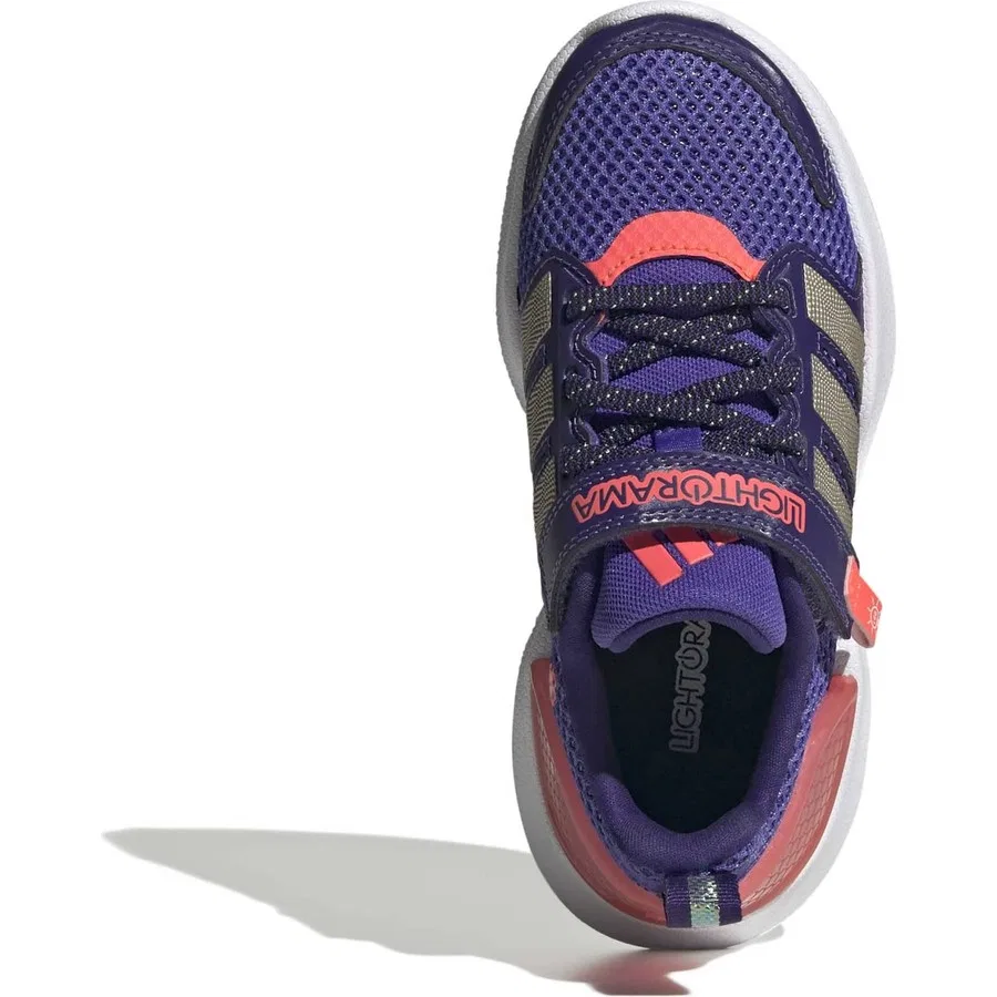 Детские повседневные кроссовки с моделью Lightorama Rnr El C adidas, Фиолетовый — фото 2