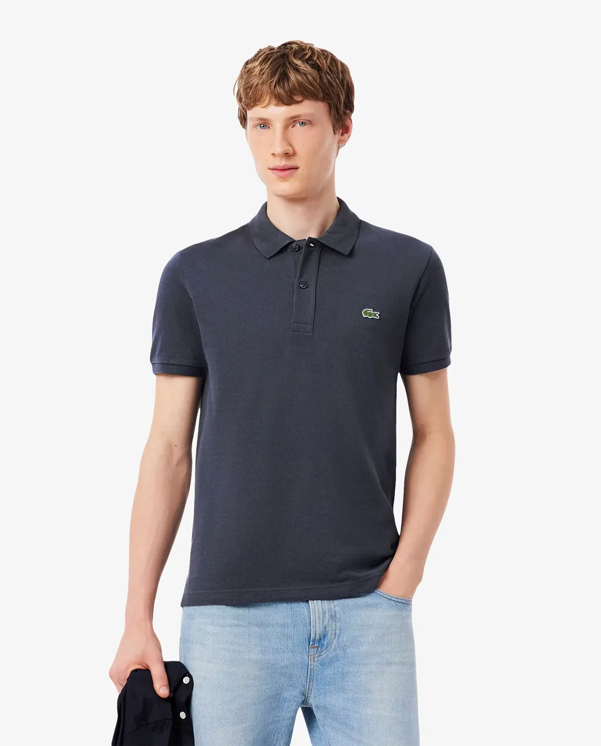 Мужское поло с коротким рукавом Lacoste, Gris Oscuro